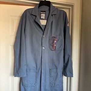 Bulwark Flame Resistant Blue Lab Coat Size:XS
